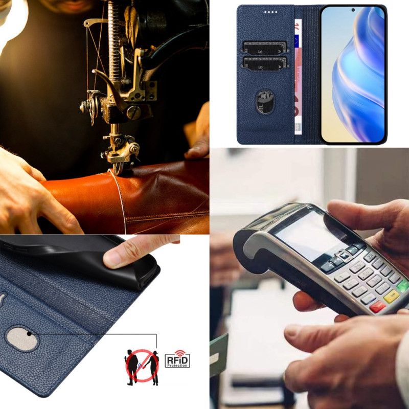 Læder Cover Xiaomi 15 Rfid-blokerende Lædereffekt