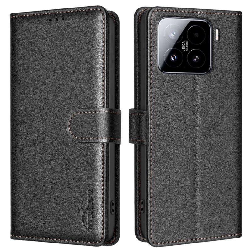 Læder Cover Xiaomi 15 Telefon Etui Binfen Color Klassisk