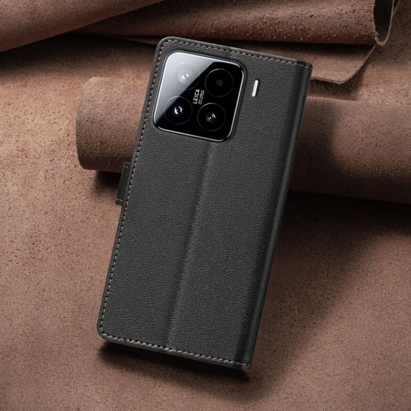 Læder Cover Xiaomi 15 Telefon Etui Binfen Color Klassisk