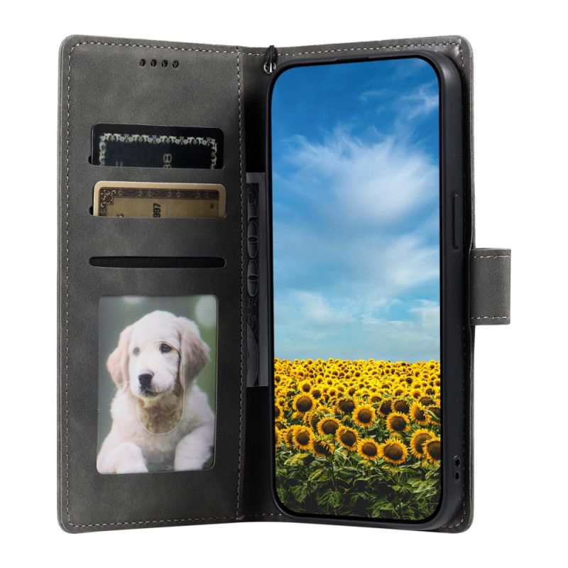 Læder Cover Xiaomi 15 Telefon Etui Mandala Ruskindseffekt