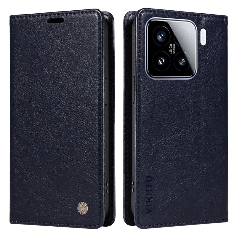 Læder Cover Xiaomi 15 Yikatu Vintage Stil