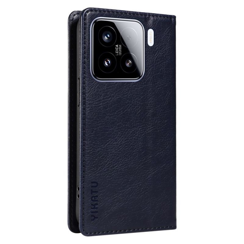 Læder Cover Xiaomi 15 Yikatu Vintage Stil
