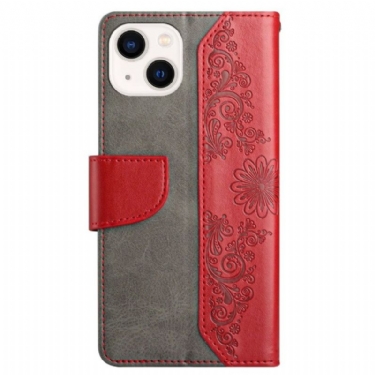 Case iPhone 13 Mini Flip Cover Sommerfugl