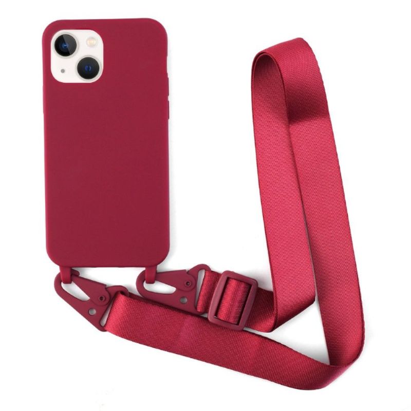 Cover iPhone 13 Mini Beskyttelsessæt Beskyttelse Med Snor