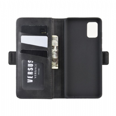 Etui Samsung Galaxy A71 Punge Etui Mat Imiteret Lædercover