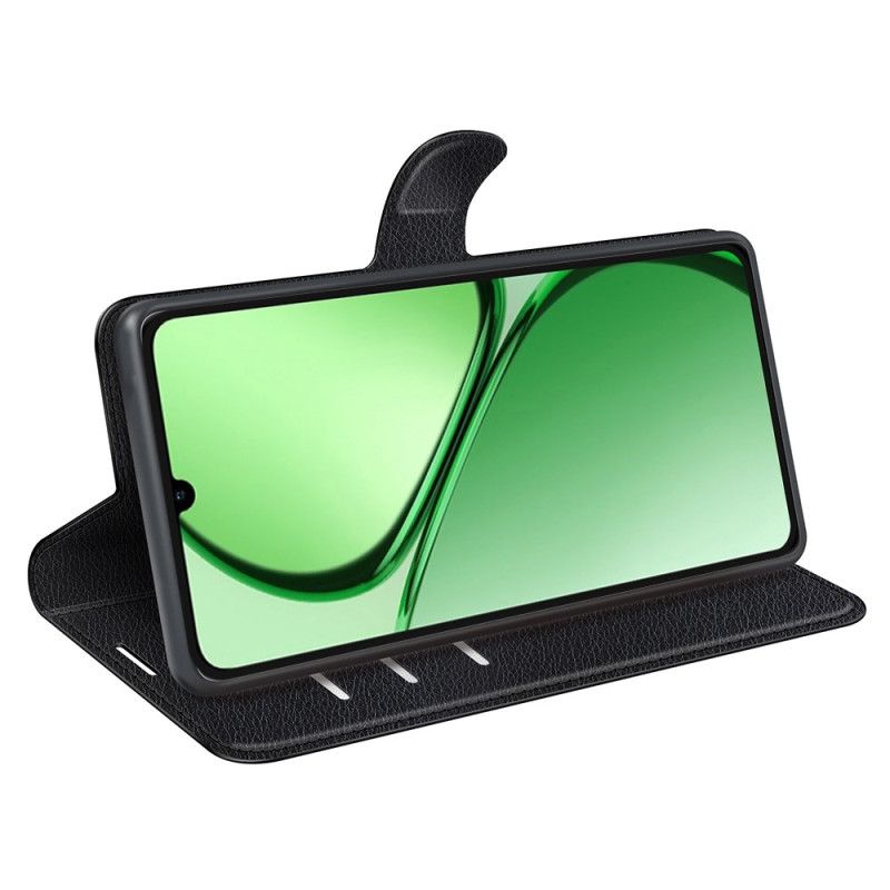 Flip Cover Realme C61 Klassisk Litchi Kunstlæder