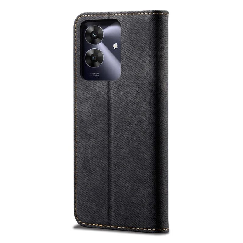 Læder Cover Realme C61 Denimstof