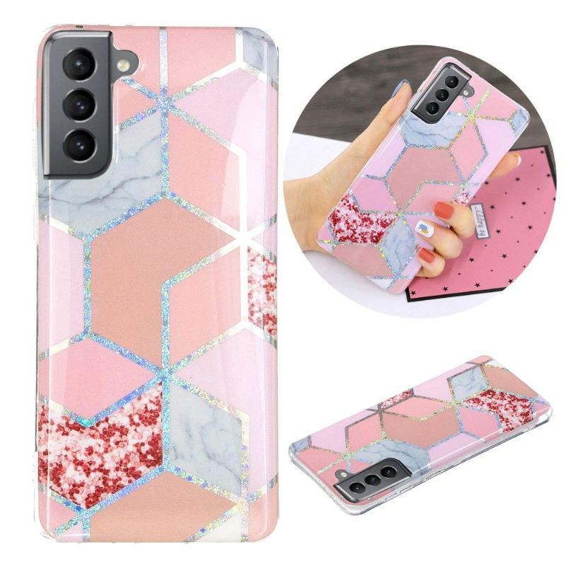 Cover Samsung Galaxy S21 FE Silikonegeometri