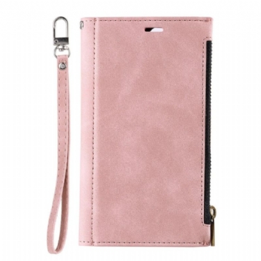 Flip Cover Samsung Galaxy S21 FE Hemming Punge Etui Booth Funktion