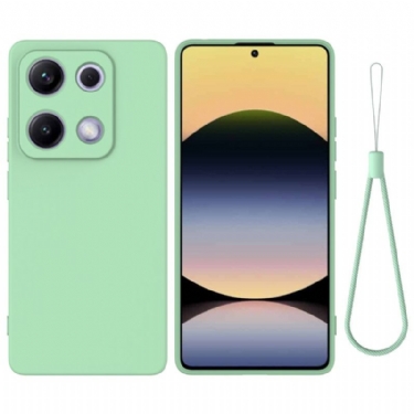 Cover Xiaomi Redmi Note 14s Telefon Etui Flydende Silikone Rem
