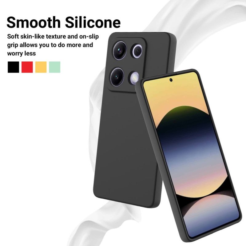 Cover Xiaomi Redmi Note 14s Telefon Etui Flydende Silikone Rem