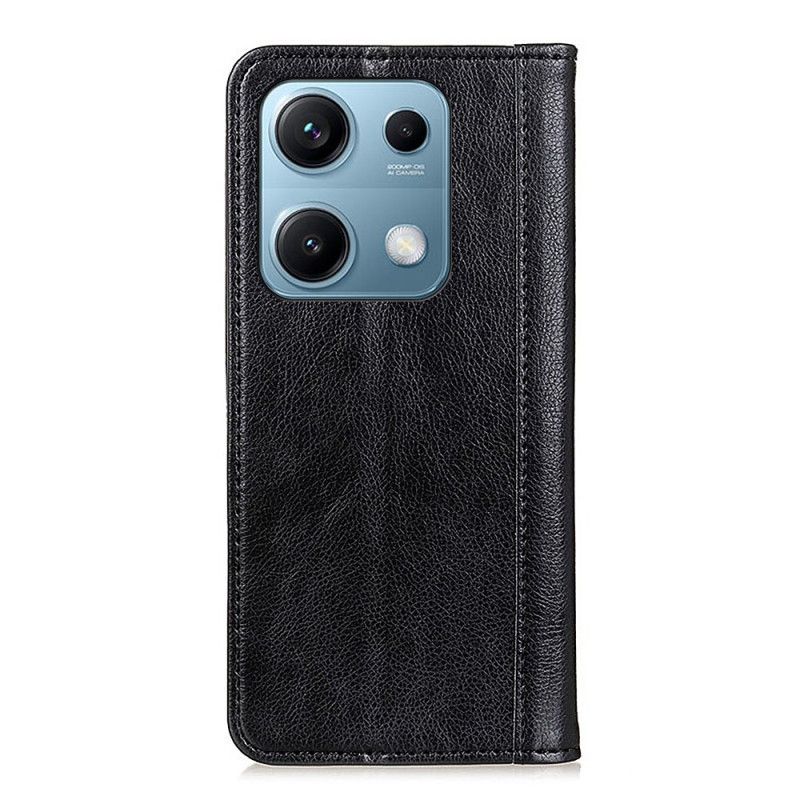 Flip Cover Til Xiaomi Redmi Note 14s Split Litchilæder