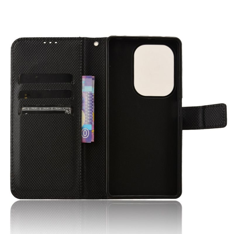 Læder Cover Xiaomi Redmi Note 14s Tekstureret Kunstlæder