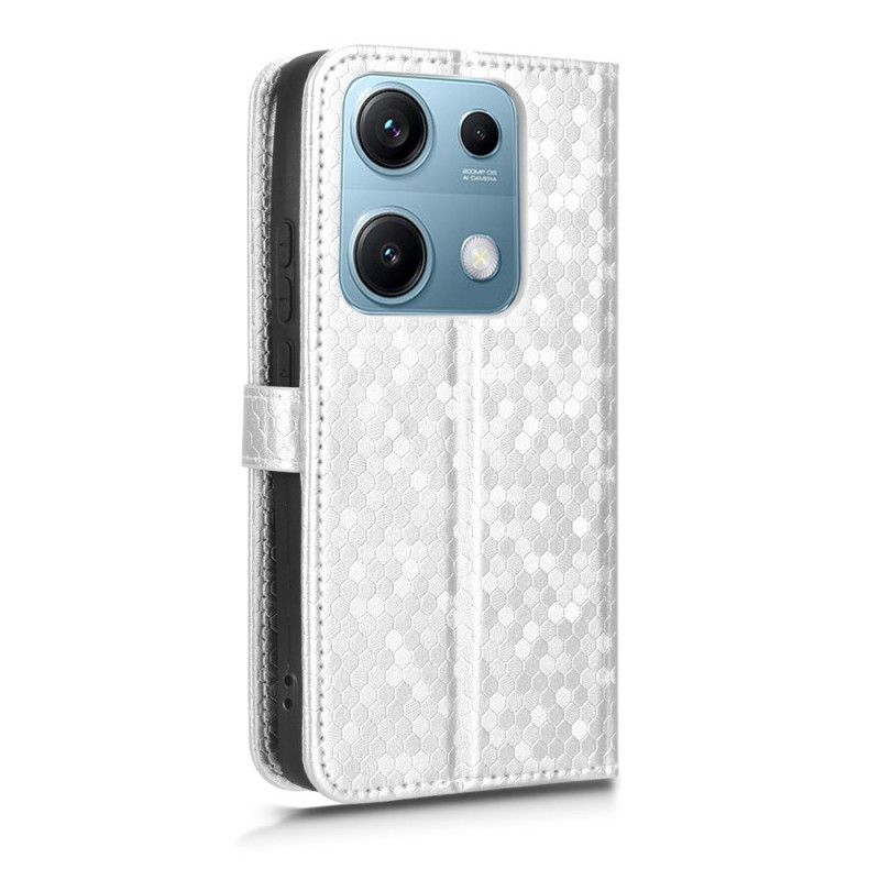 Læder Cover Xiaomi Redmi Note 14s Telefon Etui Glitterprikker