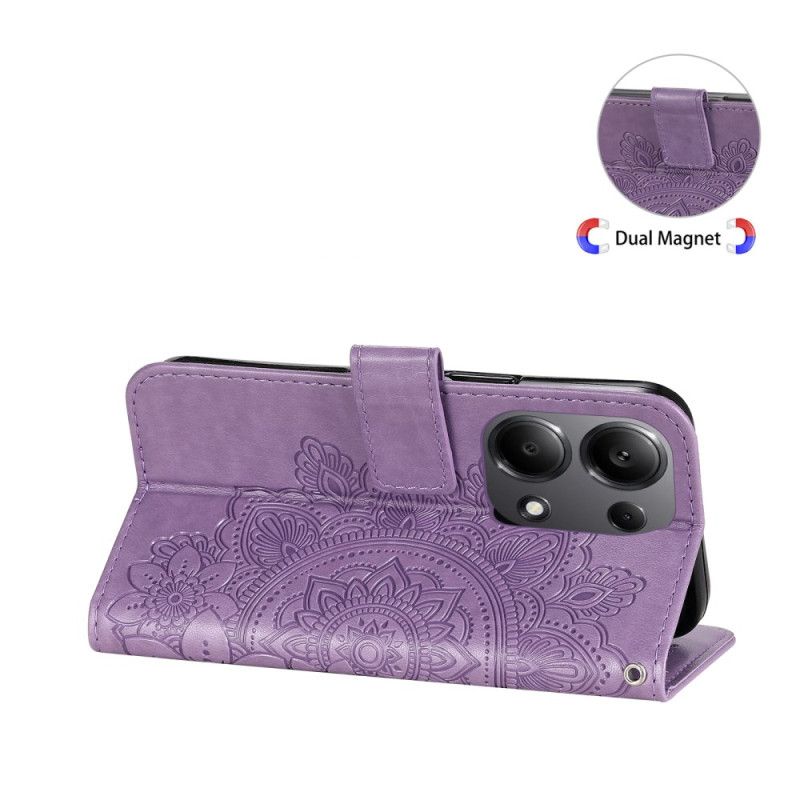 Læder Cover Xiaomi Redmi Note 14s Telefon Etui Mandala-print