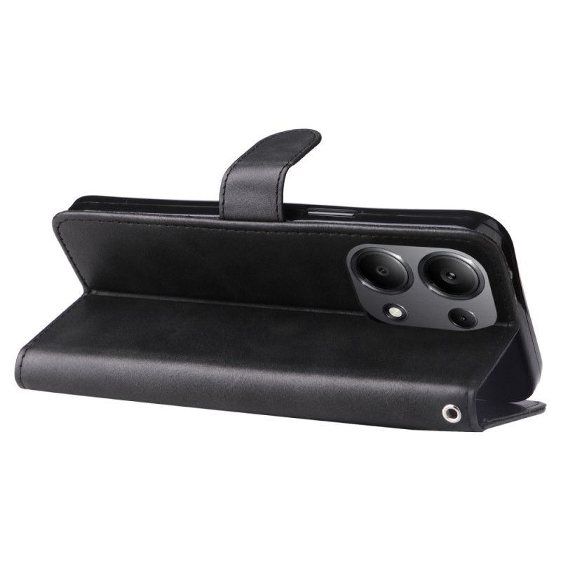 Læder Cover Xiaomi Redmi Note 14s Telefon Etui Møntpung Foran