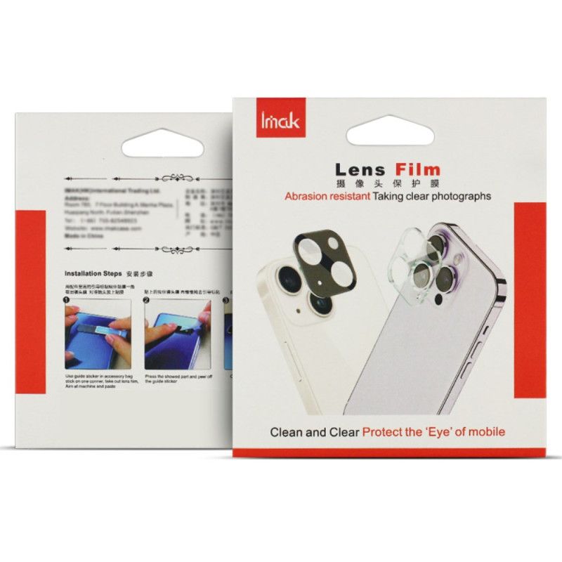 Linsebeskytter I Hærdet Glas Til Xiaomi Redmi Note 14s (sort Version)