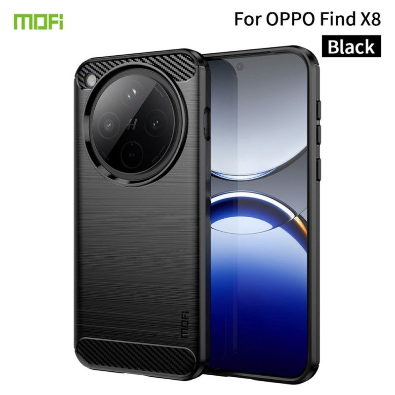 Cover Oppo Find X8 Børstet Kulfiber
