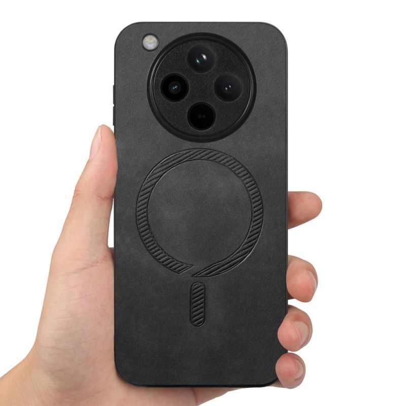 Cover Oppo Find X8 Magsafe Kompatibel Lædereffekt