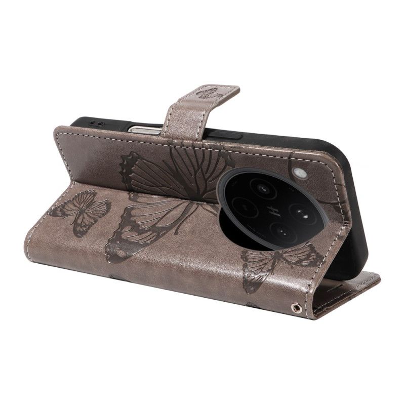 Flip Cover Oppo Find X8 Kæmpesommerfugle