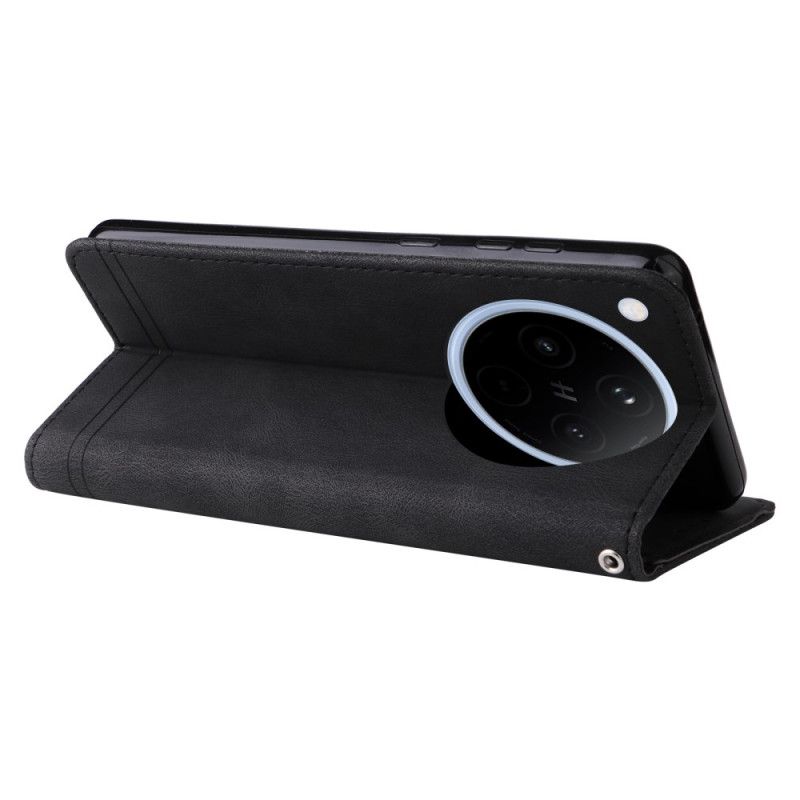 Flip Cover Oppo Find X8 Klassisk Vintage-rem