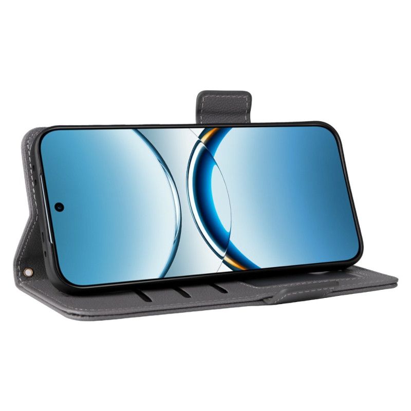 Flip Cover Oppo Find X8 Litchi-rem I Kunstlæder