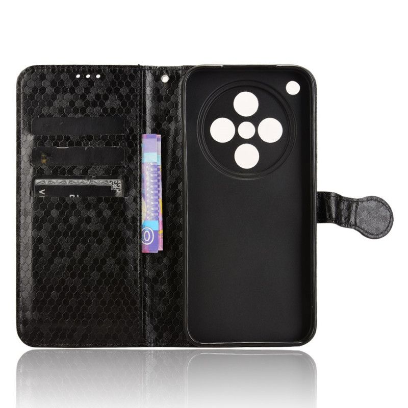 Flip Cover Oppo Find X8 Skinnende Remprikker