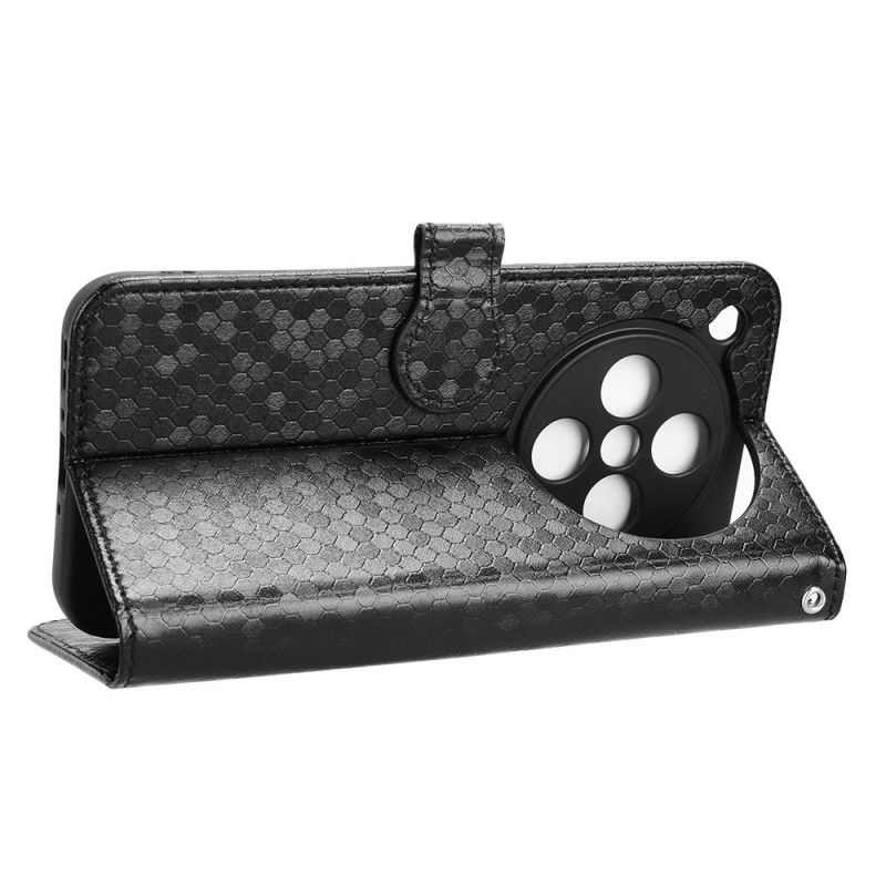 Flip Cover Oppo Find X8 Skinnende Remprikker