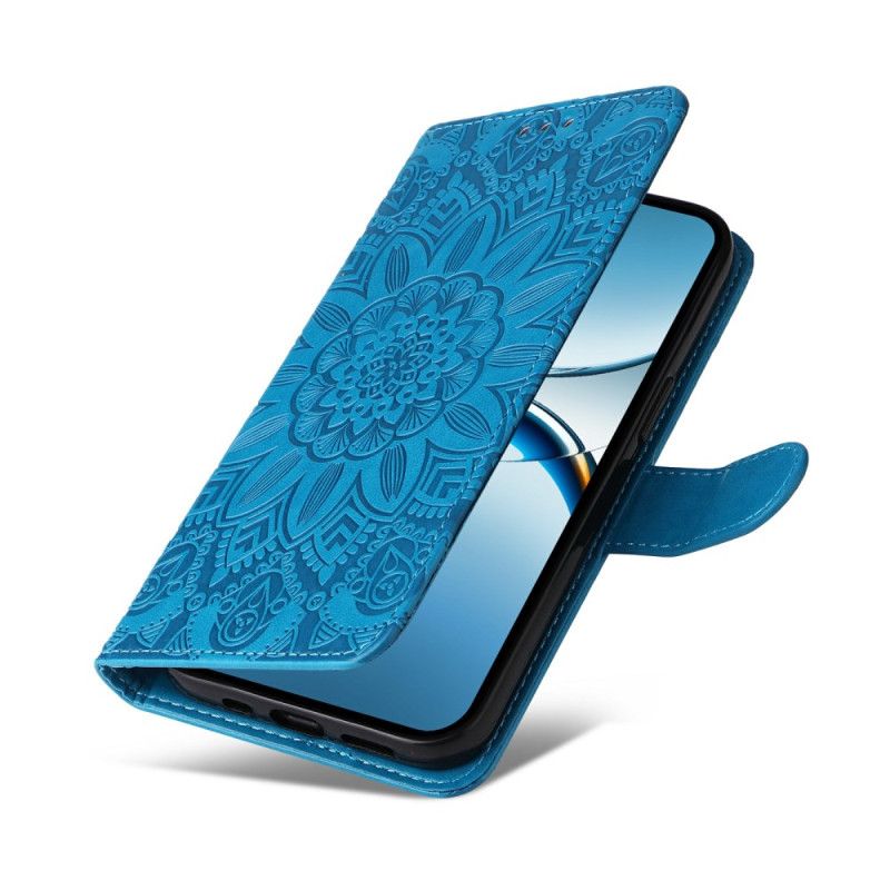 Flip Cover Oppo Find X8 Solsikkemønster