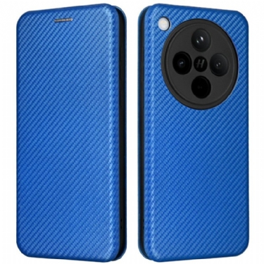 Læder Cover Oppo Find X8 Kulfiber