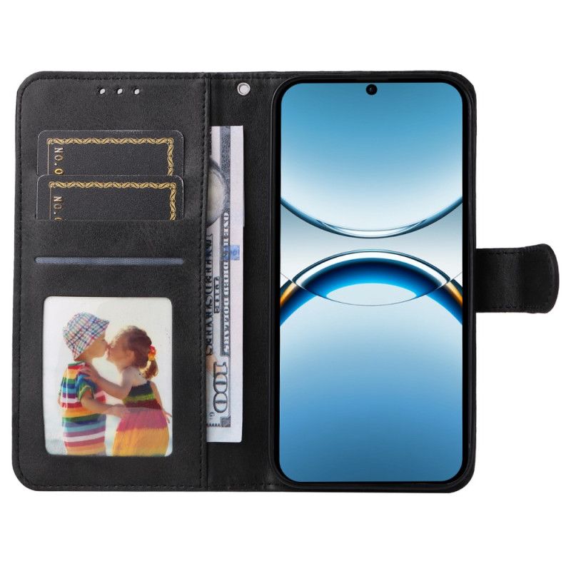 Læder Cover Oppo Find X8 Telefon Etui Rem I Kunstlæder