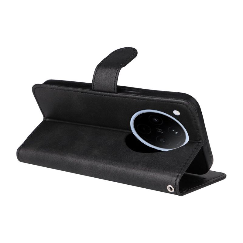 Læder Cover Oppo Find X8 Telefon Etui Rem I Kunstlæder