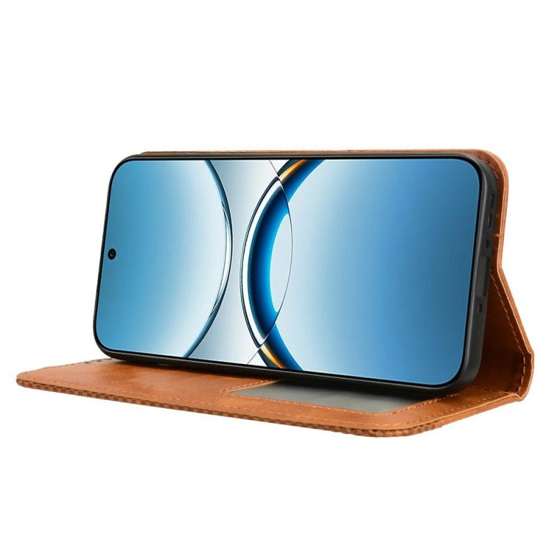 Læder Cover Oppo Find X8 Telefon Etui Vintage Frieze