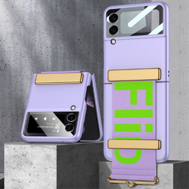 Cover Samsung Galaxy Z Flip 3 5G Hemming Flip Cover Brev Med Rem