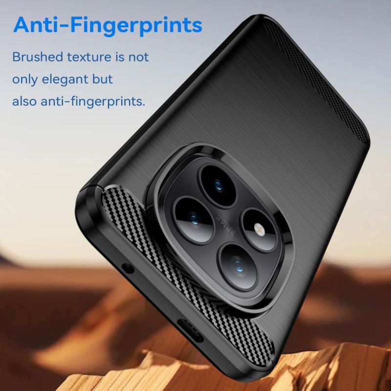 Cover Til Xiaomi Redmi Note 15 Pro Plus 5g Børstet Kulfiber