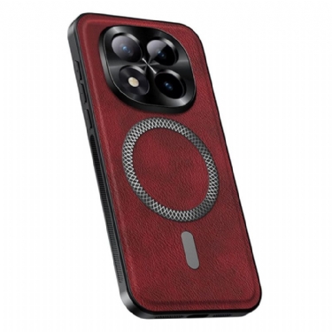 Cover Til Xiaomi Redmi Note 15 Pro Plus 5g Magnetisk Lædereffekt