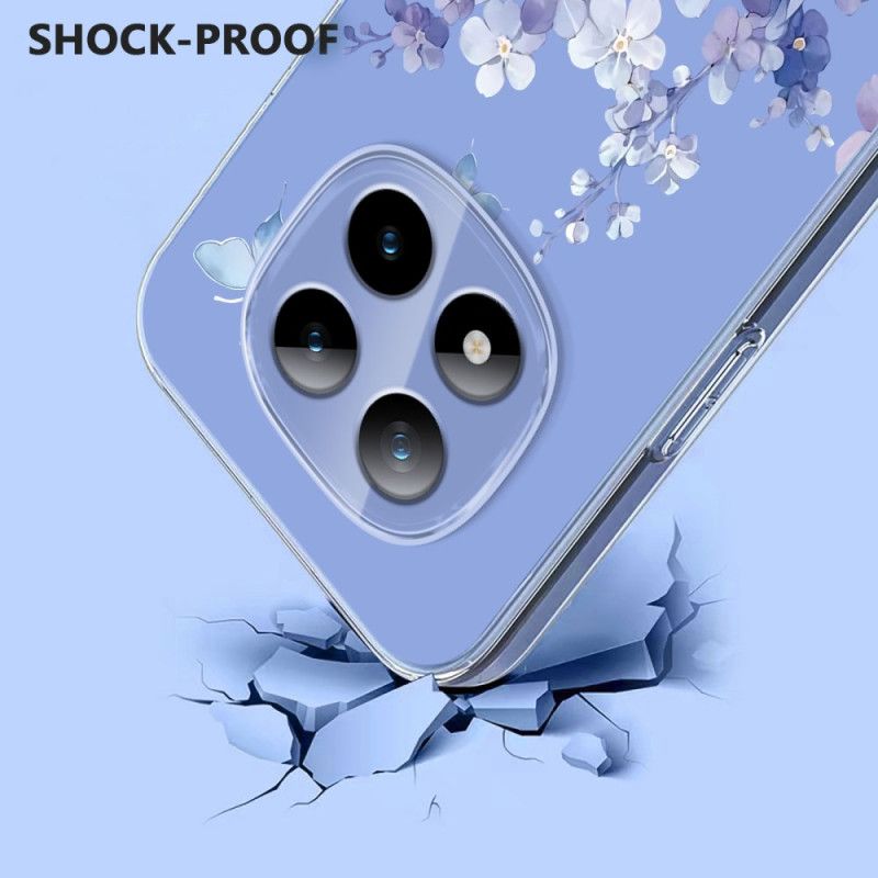 Cover Xiaomi Redmi Note 15 Pro Plus 5g Blomstersommerfugl