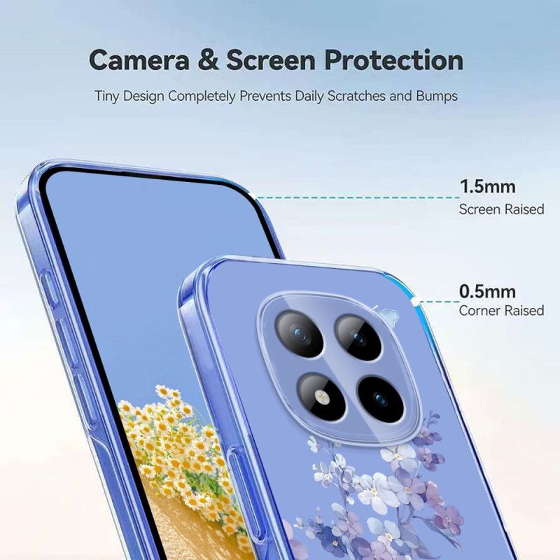 Cover Xiaomi Redmi Note 15 Pro Plus 5g Blomstersommerfugl