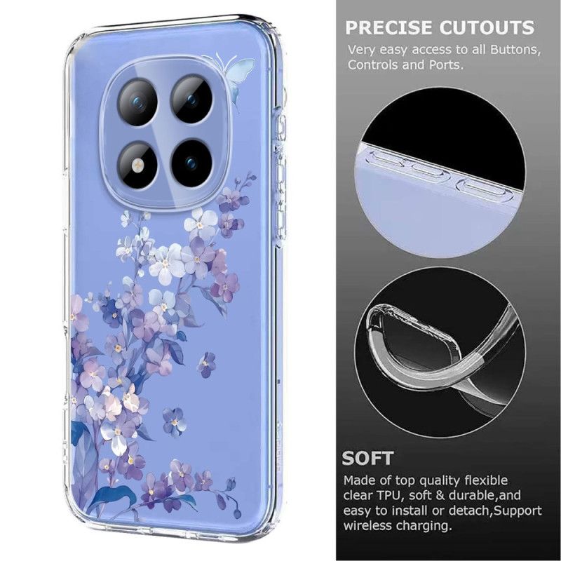 Cover Xiaomi Redmi Note 15 Pro Plus 5g Blomstersommerfugl
