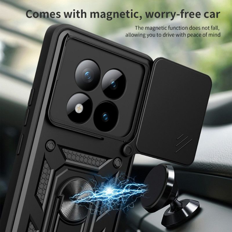 Cover Xiaomi Redmi Note 15 Pro Plus 5g Glidende Kamerabeskyttelse Og Integreret Stativ