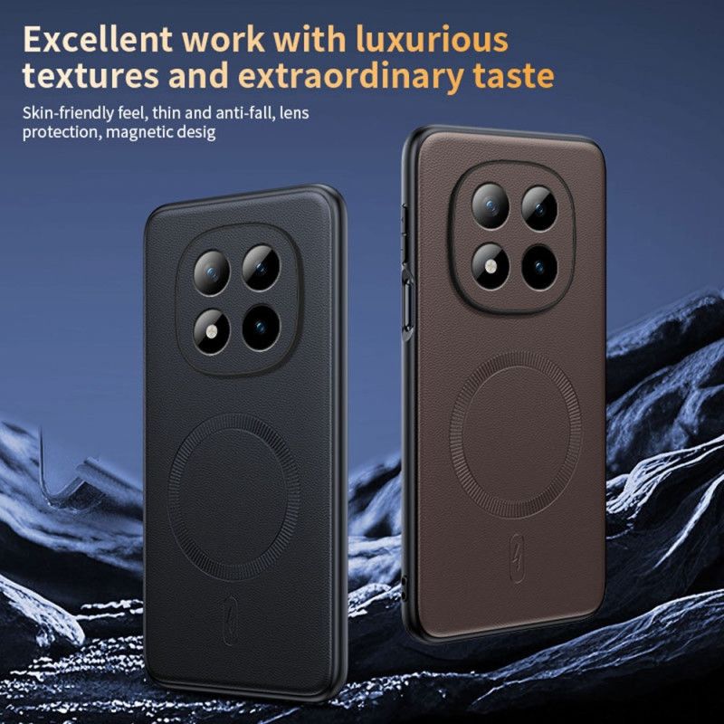 Cover Xiaomi Redmi Note 15 Pro Plus 5g Magnetisk Lædereffekt