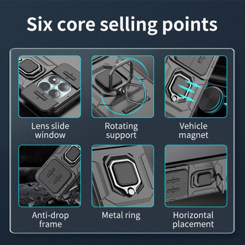 Cover Xiaomi Redmi Note 15 Pro Plus 5g Støtteben Og Objektivdæksel