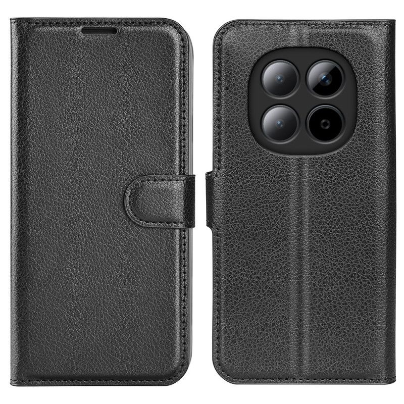 Flip Cover Til Xiaomi Redmi Note 15 Pro Plus 5g Litchi Kunstlæder