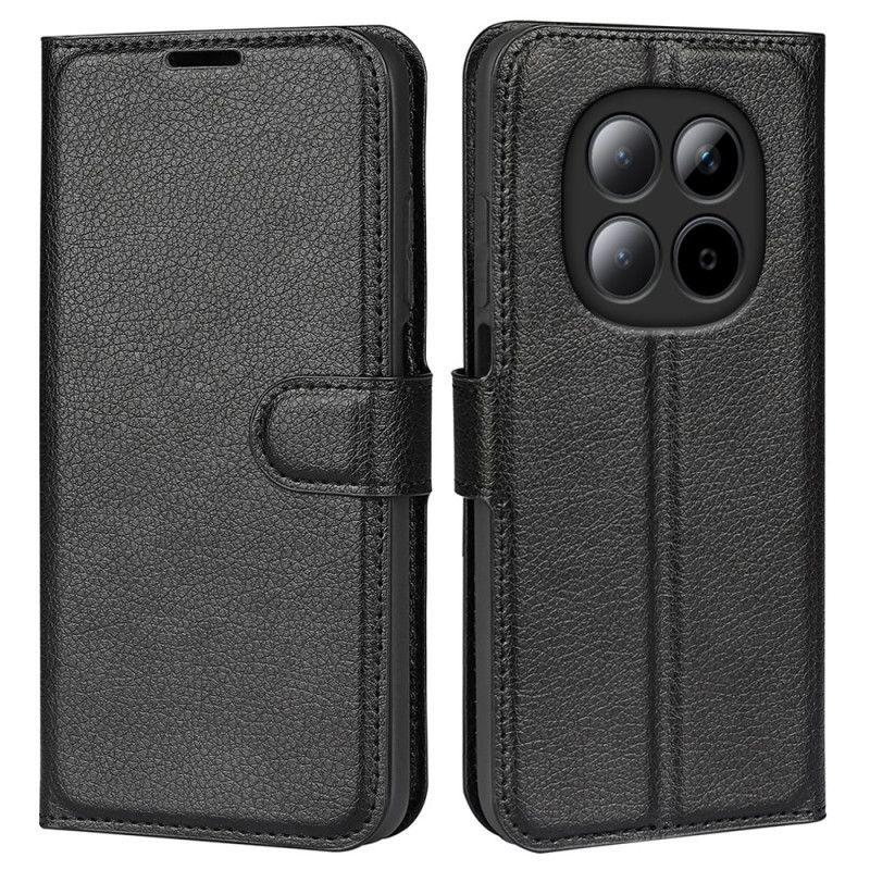 Flip Cover Til Xiaomi Redmi Note 15 Pro Plus 5g Litchi Kunstlæder