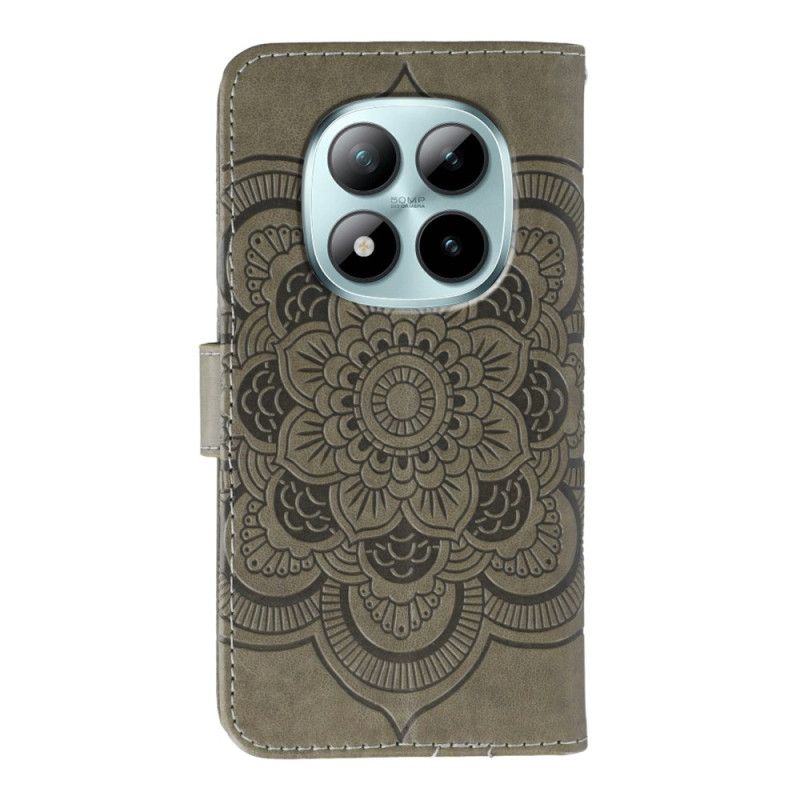 Flip Cover Til Xiaomi Redmi Note 15 Pro Plus 5g Mandala- Og Rhinstensmønster