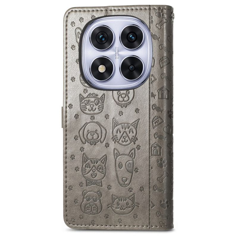 Flip Cover Xiaomi Redmi Note 15 Pro Plus 5g Animerede Dyr