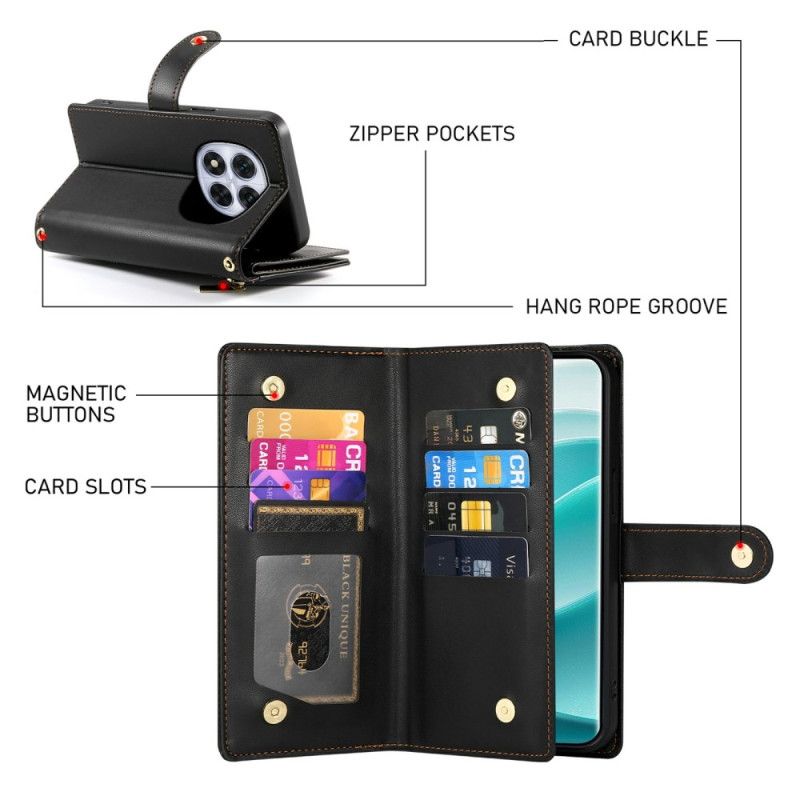 Flip Cover Xiaomi Redmi Note 15 Pro Plus 5g Lynlåslomme Og Stropper