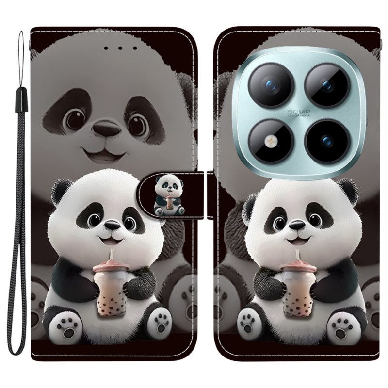 Flip Cover Xiaomi Redmi Note 15 Pro Plus 5g Mælkete-panda