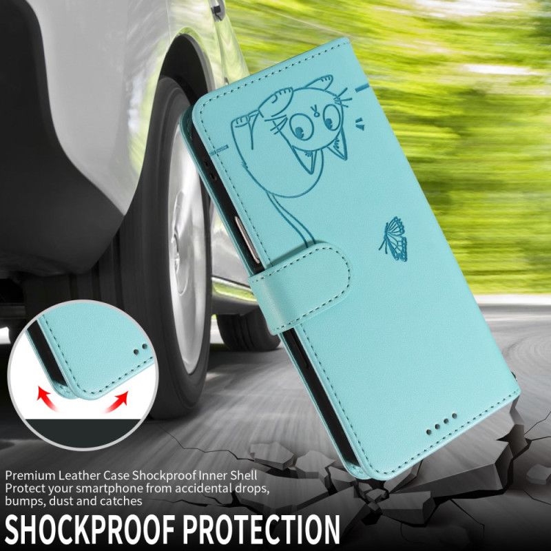 Flip Cover Xiaomi Redmi Note 15 Pro Plus 5g Pung Med Indgraveret Katterem