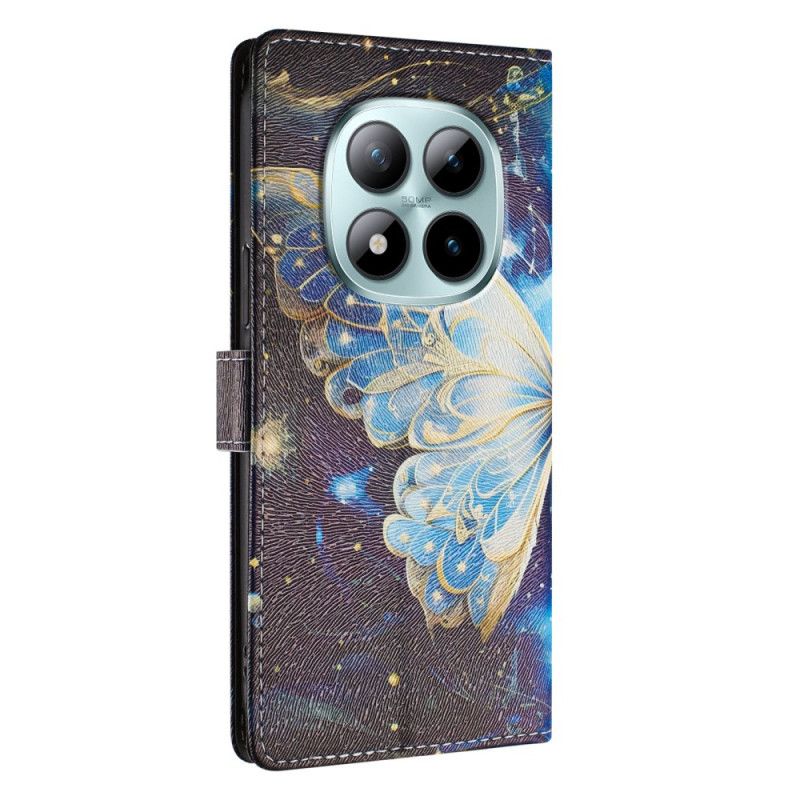Flip Cover Xiaomi Redmi Note 15 Pro Plus 5g Stor Sommerfugl